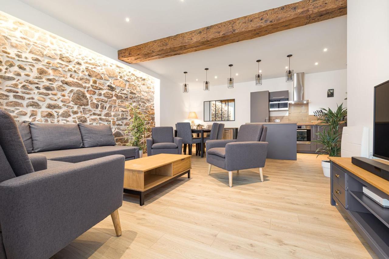 Design et charme, 100m2 face à la Saône Lião Exterior foto
